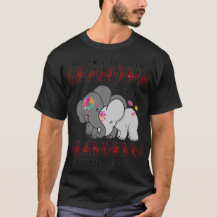 The Love Between Grandma and Grandkids horses ranc T-Shirt