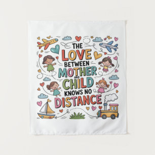 The Love Between Mother And Child Tapestry