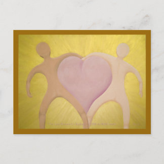 The Love Between Us Radiates Postcard