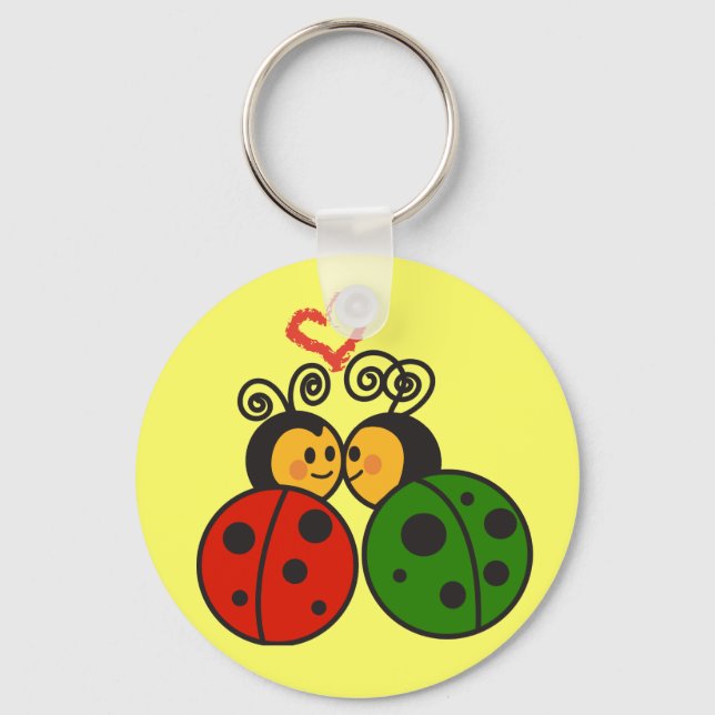 The love bugs key ring (Front)