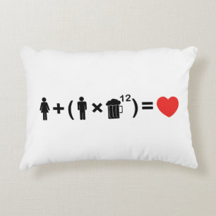 The Love Equation for Men Decorative Cushion
