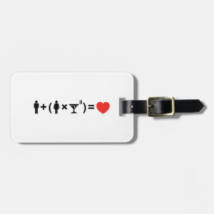The Love Equation for Women Luggage Tag