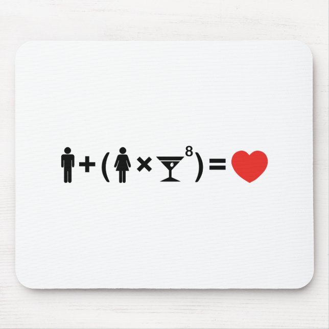 The Love Equation for Women Mouse Pad (Front)