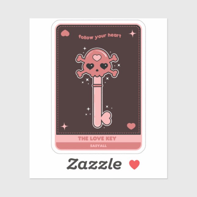 The Love Key Card (Sheet)