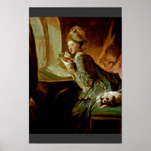 The Love Letter,  By Fragonard, Jean-Honoré (Best Poster