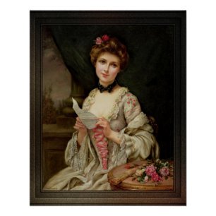 The Love Letter by Francois Martin-Kavel Poster