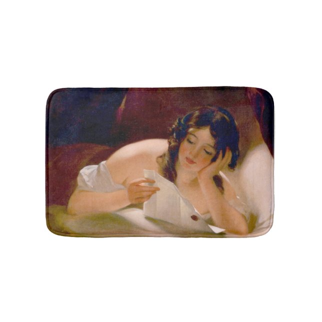 The Love Letter (by Thomas Sully) Bath Mat (Front)