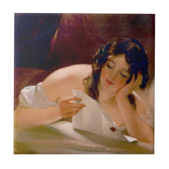 The Love Letter (by Thomas Sully) Tile (Front)