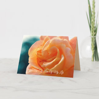 The love of my life card