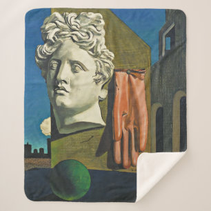 The Love Song Giorgio de Chirico Sherpa Blanket