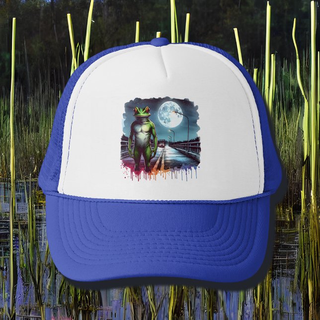 The Loveland Frogman | Ohio Cryptid Trucker Hat (Creator Uploaded)
