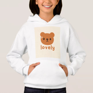 The lovely girl's pullover hoodie designs