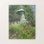 The Lovely Lady Jig Saw Puzzle<br><div class="desc">This lovely lady (photo taken at The Grounds for Sculpture in NJ) looks very much like a Renoir masterpiece) but it will be your own when completed. Size: 11" x 14" Puzzle with Gift Box, 252 Pieces. Made of sturdy cardboard and mounted on chipboard, these puzzles are printed in vivid...</div>