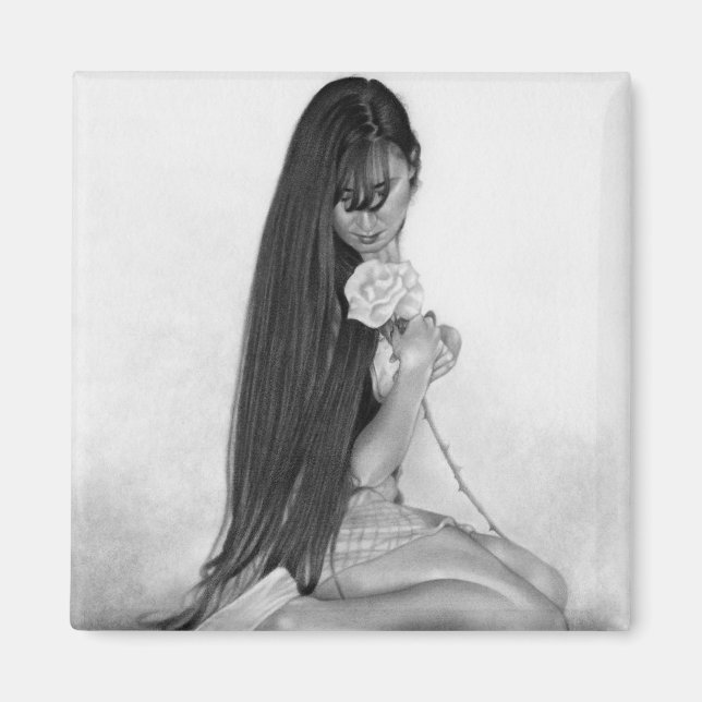 The Lovely Rose Magnet (Front)