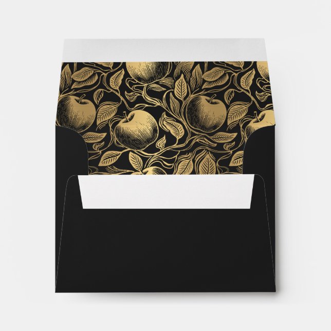 The Lover Apple Tarot Card Wedding RSVP Envelope (Back (Bottom))