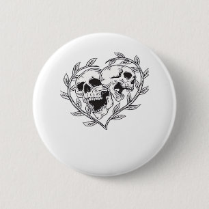 The Lover Till Death Do Us  6 Cm Round Badge