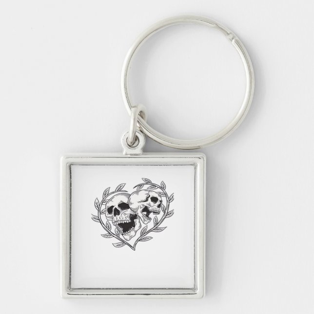 The Lover Till Death Do Us  Key Ring (Front)