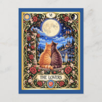 The Lovers Cat Tarot - Harmony and Connection