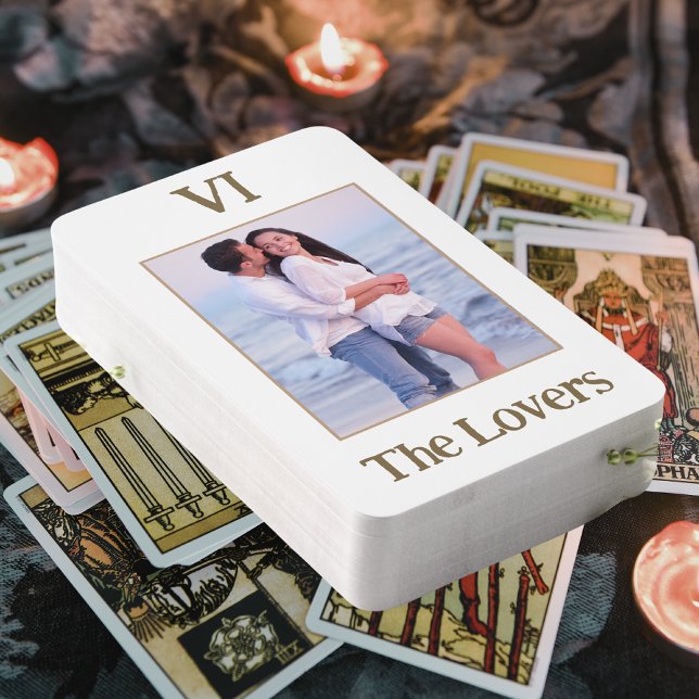The Lovers Couple Photo Rider Waite Tarot Cards (The Lovers Tarot Deck)