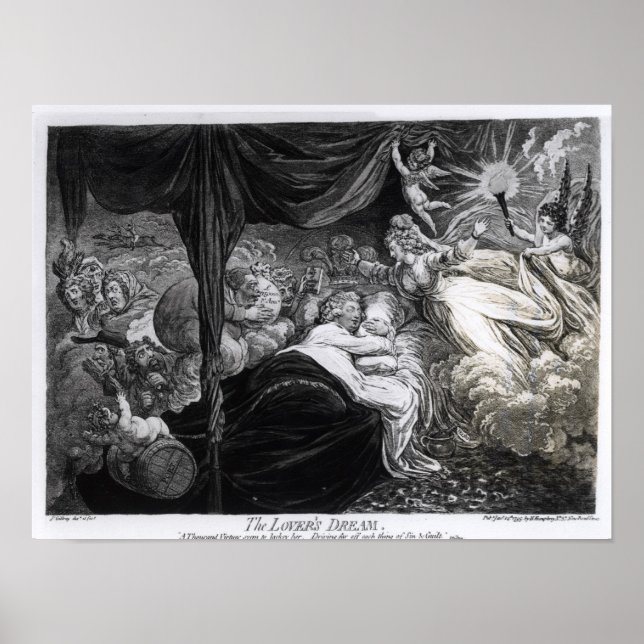 The Lover's Dream, 1795 Poster (Front)
