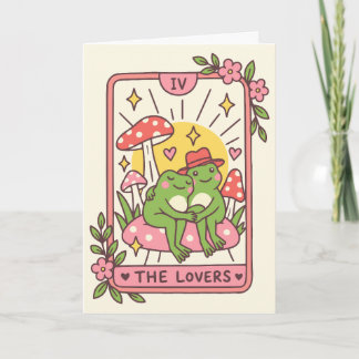 The Lovers Frog Tarot Card