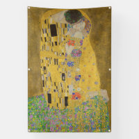 The Lovers Kissing Embrace by Gustav Klimt