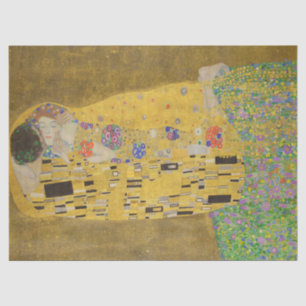 The Lovers Kissing Embrace by Gustav Klimt Tissue Paper