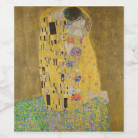 The Lovers Kissing Embrace by Gustav Klimt