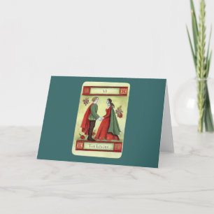 "The Lovers" tarot card