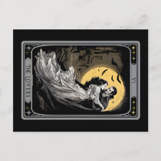 The Lovers Tarot Card – Gothic Vampire Dracula and