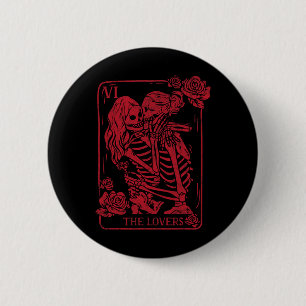 The Lovers Tarot Card Kissing Lesbian Soul Sisters 6 Cm Round Badge