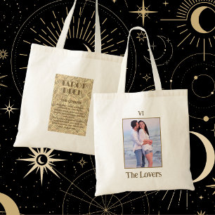 The Lovers Tarot Card Meaning   Couple Photo Tote Bag