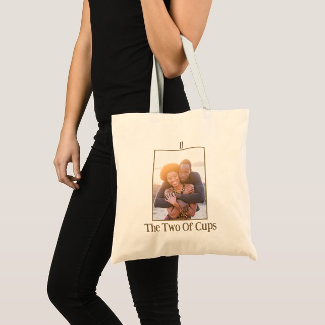 The Lovers Tarot Card Meaning | Gold Photo Tote Bag (Front (Product))