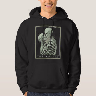 The Lovers Tarot Card Occult Goth Hoodie