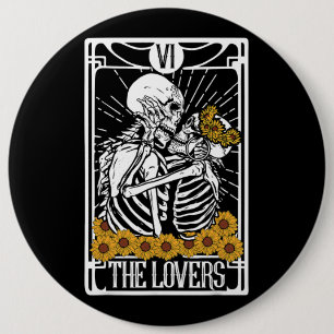 The Lovers Tarot Card Reading Witch Aesthetic Hall 6 Cm Round Badge