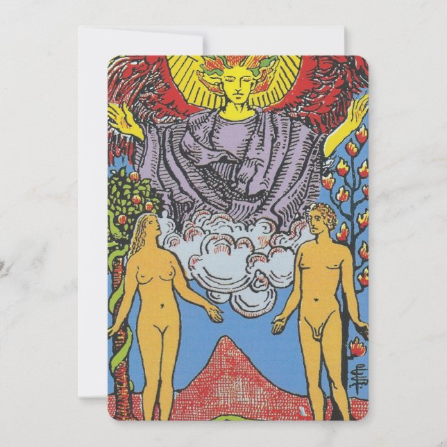 The Lovers Tarot Card Tarots Reading (Front)