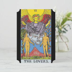 The Lovers Tarot Card Tarots Reading Invitation