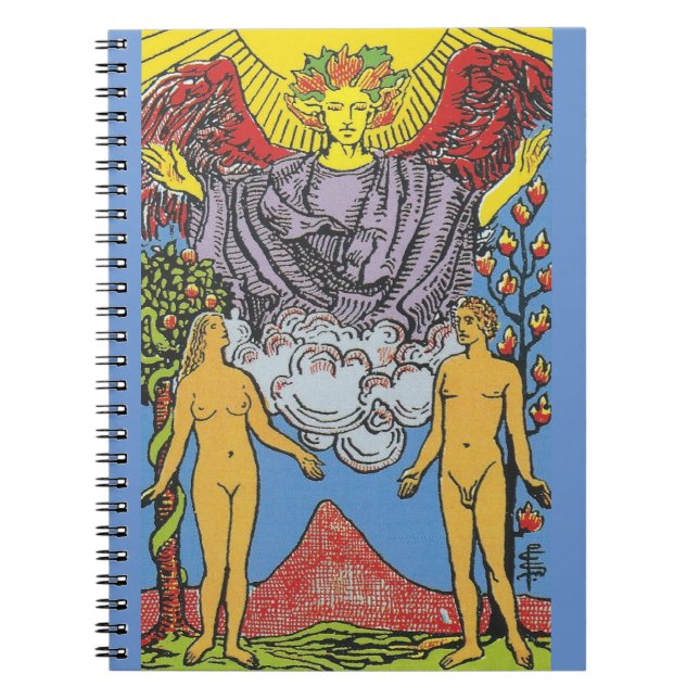 The Lovers Tarot Card Tarots Reading Notebook (Front)