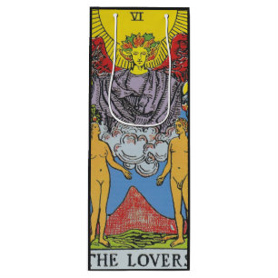 The Lovers Tarot Card Tarots Reading Wine Gift Bag