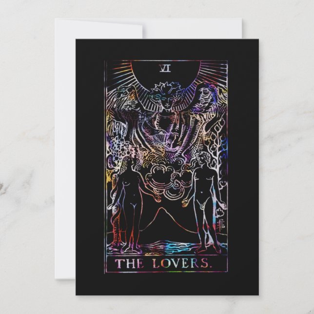 The Lovers Tarot Card Wedding (Front)