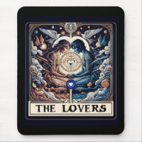 THE LOVERS Tarot Celestial Man & Woman Soulmates