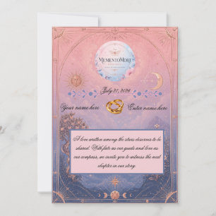 The Lovers - Tarot Inspired Wedding Invitations