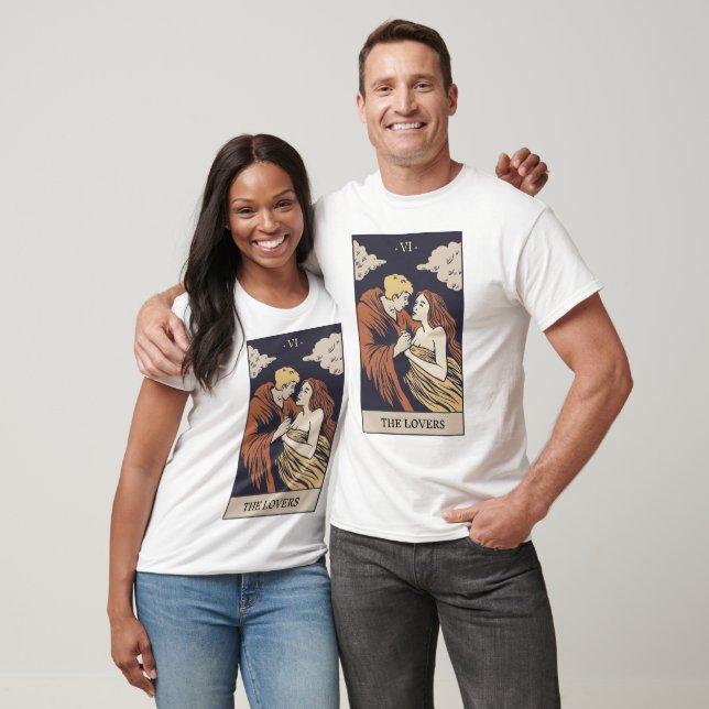The Lovers Tarot T-Shirt (Unisex)