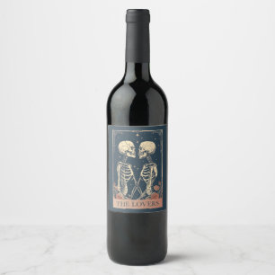 The Lovers Tarot Wine Label