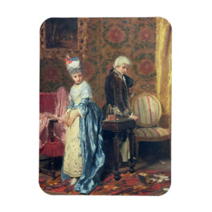 The Lovers' Tiff, 1872 (oil on panel) Magnet