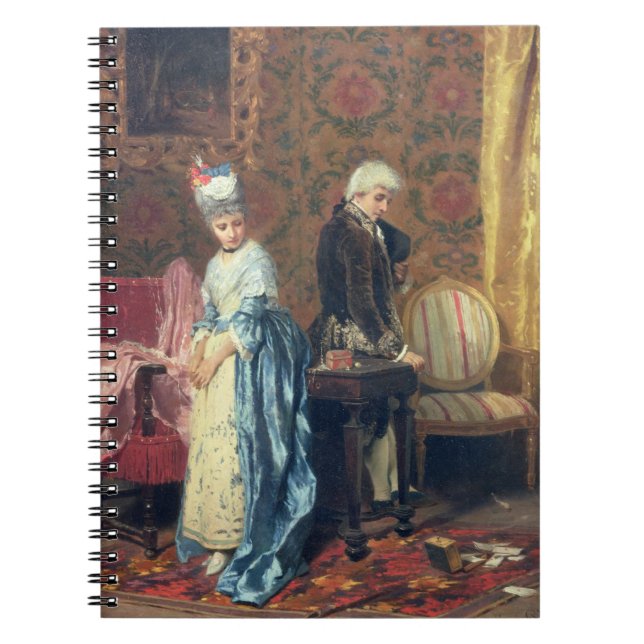 The Lovers' Tiff, 1872 (oil on panel) Notebook (Front)