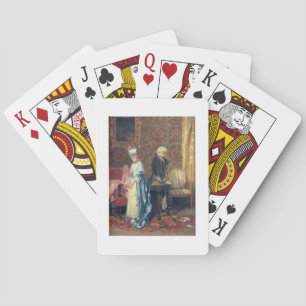 The Lovers' Tiff, 1872 (oil on panel) Playing Cards