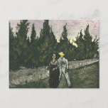 The Lovers, Van Gogh Fine Art Postcard<br><div class="desc">The Lovers, The Poet's Garden IV. Oil on canvas, 75 x 92 cm. Location unknown; declared to be degenerate by the Nazis and confiscated in 1937. F 485, JH 1615 Colour restoration based on this description in a letter to his brother Theo, c. 21 October 1888: Here is a very...</div>