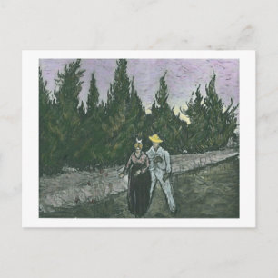 The Lovers Van Gogh Fine Art Postcard