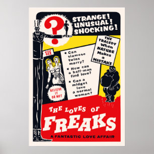 The Loves of Freaks Poster